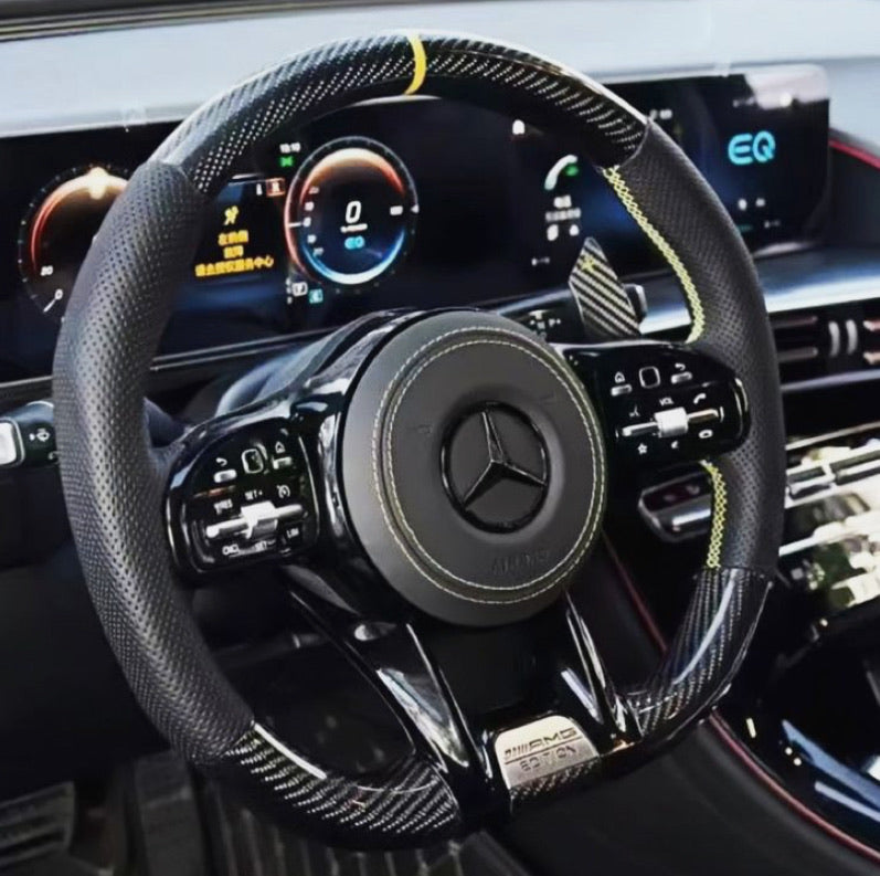 Volante fibra de carbono MERCEDES BENZ AMG (2015-2021)