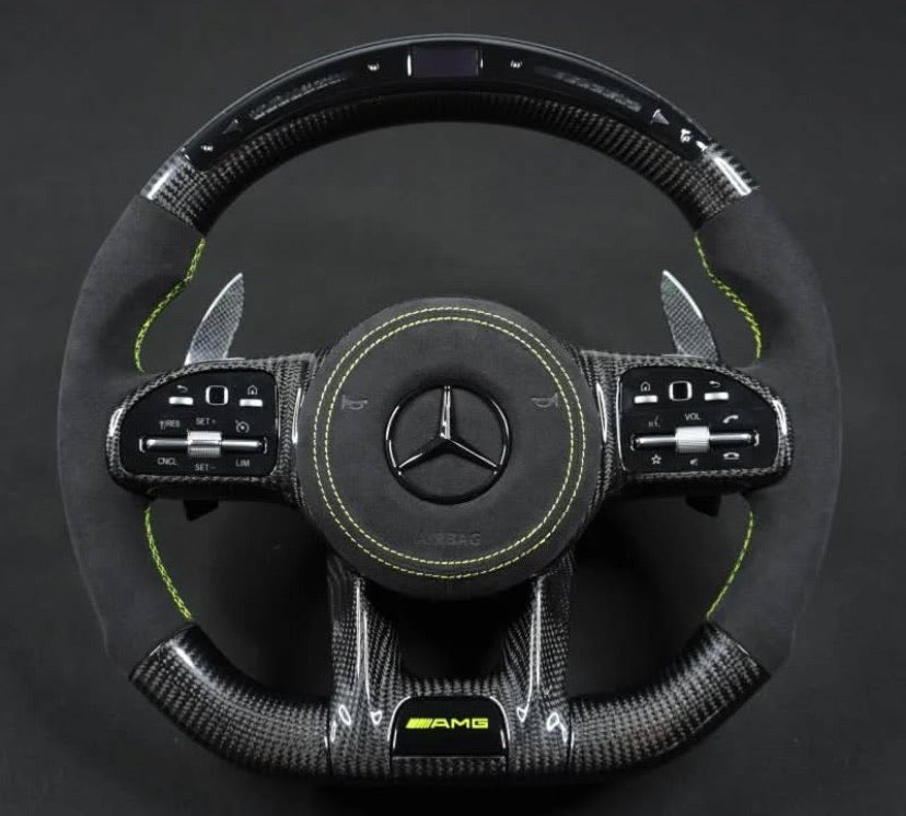Volante fibra de carbono MERCEDES BENZ AMG (2015-2021)