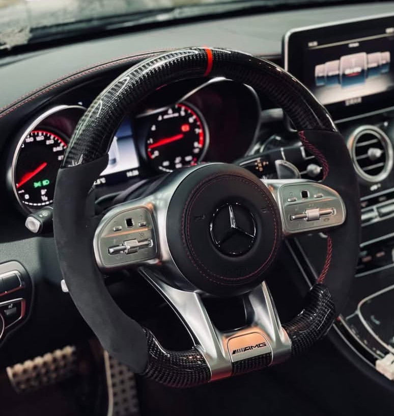 Volante fibra de carbono MERCEDES BENZ AMG (2015-2021)